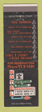 Matchbook Cover - Motel Kentucky Colonel Bowling Green KY