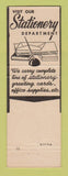 Matchbook Cover - John Bull Store Nassau Bahamas Parker Pens Rolex