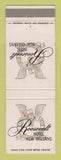 Matchbook Cover - Roosevelt Hotel New Orleans LA