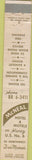 Matchbook Cover - McNeal Hotel Motel Des Moines IA 10 Strike