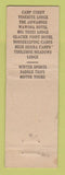 Matchbook Cover - Yosemite National Park CA