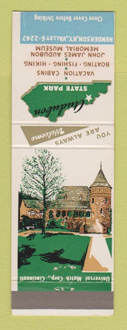 Matchbook Cover - Audubon State Park Henderson KY