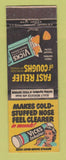 Matchbook Cover - Vicks Cough Drops Inhaler