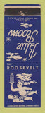 Matchbook Cover - Roosevelt Hotel New Orleans LA Blue Room