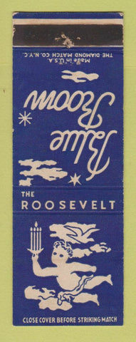 Matchbook Cover - Roosevelt Hotel New Orleans LA Blue Room