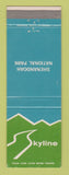 Matchbook Cover - Shenandoah National Park VA Skyline