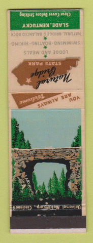 Matchbook Cover - Natural Bridge State Park Slade KY