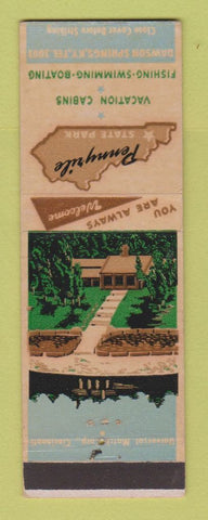 Matchbook Cover - Pennyrile State Park Dawson Springs KY