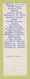 Matchbook Cover - Kentucky Parks Frankfort KY