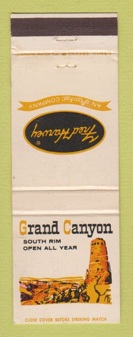 Matchbook Cover - Grand Canyon National Park AZ Fred Harvey WEAR