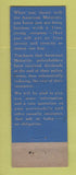 Matchbook Cover - Don C Brewer Insurance Providence RI