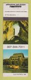 Matchbook Cover - Yellowstone National Park Division TWA WY