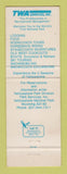 Matchbook Cover - Yellowstone National Park Division TWA WY