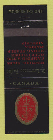 Matchbook Cover - St Lawrence Parks Morrisburg ON