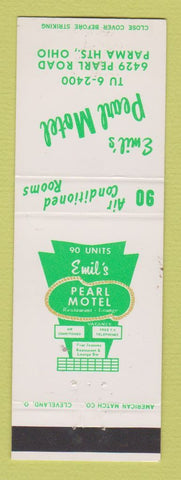 Matchbook Cover - Emil's Pearl Motel Parma Heights OH