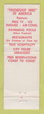 Matchbook Cover - Sequim West Motel WA