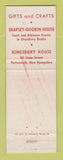 Matchbook Cover - Guild of Strawbery Banke Portsmouth NH strawberry