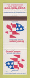 Matchbook Cover - Grand Canyon National Park Lodges AZ