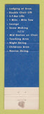 Matchbook Cover - Mount Ascutney Skiing Brownsville VT stork