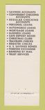 Matchbook Cover - First National Bank Springfield VT
