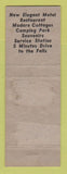 Matchbook Cover - Montrose Motel Restaurant Niagara Falls ONWEAR