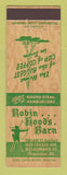 Matchbook Cover - Robin Hood's Barn Evanston IL