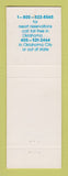 Matchbook Cover - Oklahoma Resorts Tourism OK