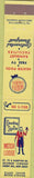 Matchbook Cover - Country Squire Motor Lodge Cherry Hill NJ 10 Strike