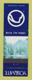 Matchbook Cover - Yosemite National Park CA