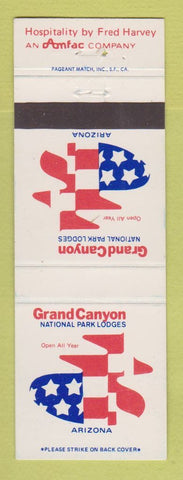 Matchbook Cover - Grand Canyon National Park AZ Amfac Fred Harvey