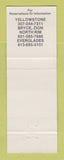 Matchbook Cover - TW Services Yellowstone National Park WY