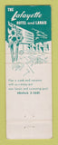 Matchbook Cover - Lafayette Hotel Long Beach CA
