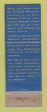 Matchbook Cover - Edward Lavigne Insurance Plattsburg NY WEAR