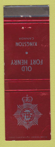 Matchbook Cover - Old Fort Henry Kingston ON WEAR