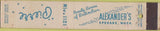 Matchbook Cover - Pierre Portland OR beauty salon Spokane WA 10 Strike