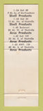 Matchbook Cover - King's Gift Shop fireworks oil gas Nashville Murfreesboro TN