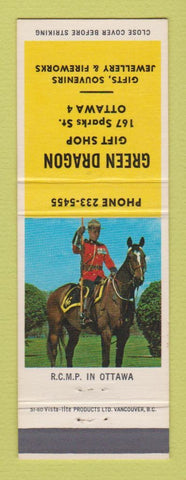 Matchbook Cover - Green Dragon Gift Shop Ottawa ON