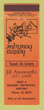 Matchbook Cover - Jill Ainsworth's Gift Shop Geelong Australia