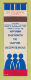 Matchbook Cover - Semaine Des Handicapes Mentaux Belgium Handicapped