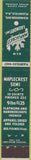 Matchbook Cover - Maplecrest Laundry Plainfield NJ 10 Strike