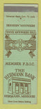 Matchbook Cover - Hermann Bank MO
