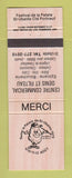 Matchbook Cover - Festival De LA Patate St Ubalde QC Denis Et Filteau Boucherie