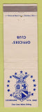 Matchbook Cover - Lockbourne Air Force Base OH Officers' Club WEAR