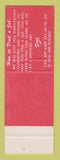Matchbook Cover - Concentrated Employment Program Baltimore MD SAMPLE