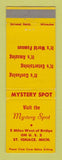 Matchbook Cover - The Mystery Spot St Igance MI WEAR