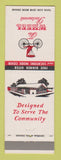 Matchbook Cover - The Wheel Restaurant Indiana Illinois CHAIN