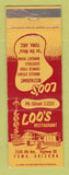 Matchbook Cover - Loo's Restaurant Yuma AZ WEAR