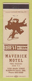 Matchbook Cover - Maverick Motel Klamath Falls OR