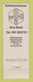 Matchbook Cover - Dorffest 1978 Wegenstetten Treffpunkt Switzerland
