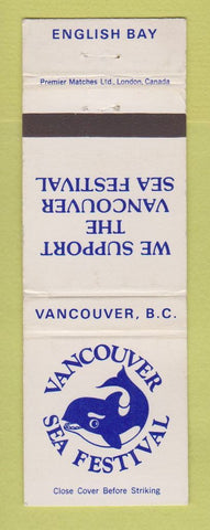 Matchbook Cover - Vancouver Sea Festival BC WEAR